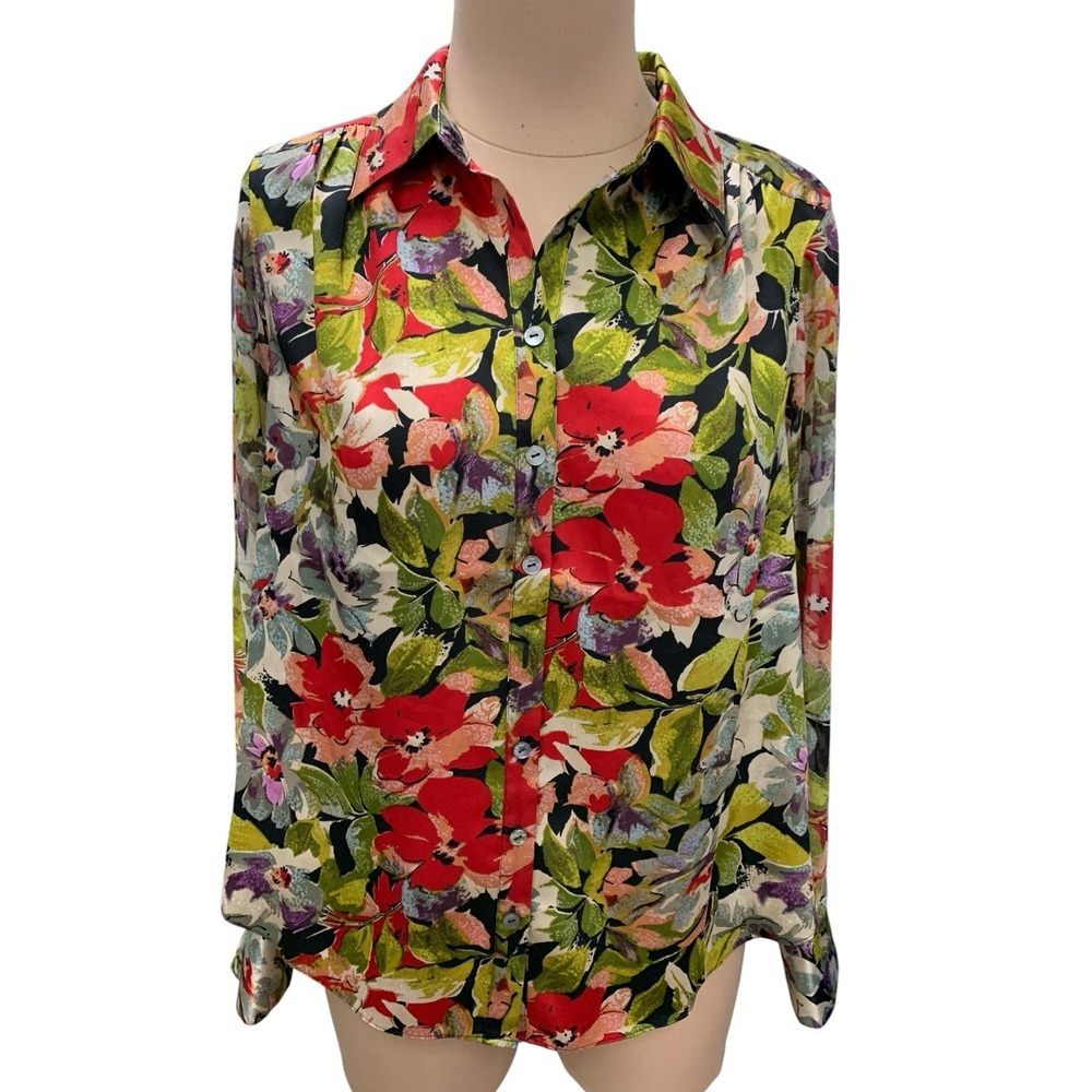 Cinq à Sept Canyon Bloom Dare Blouse Size Small Brand New With Tags